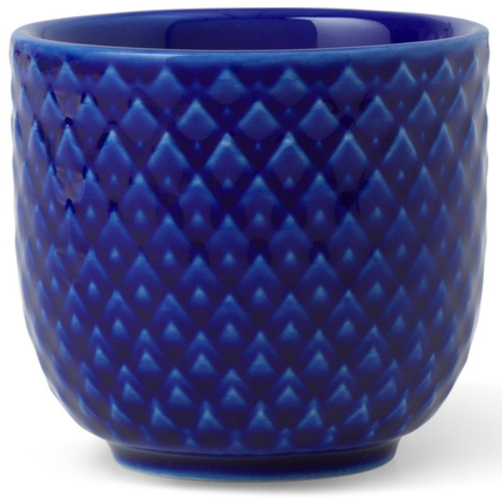 Eierdopje RHOMBE 5 cm, donkerblauw, Lyngby