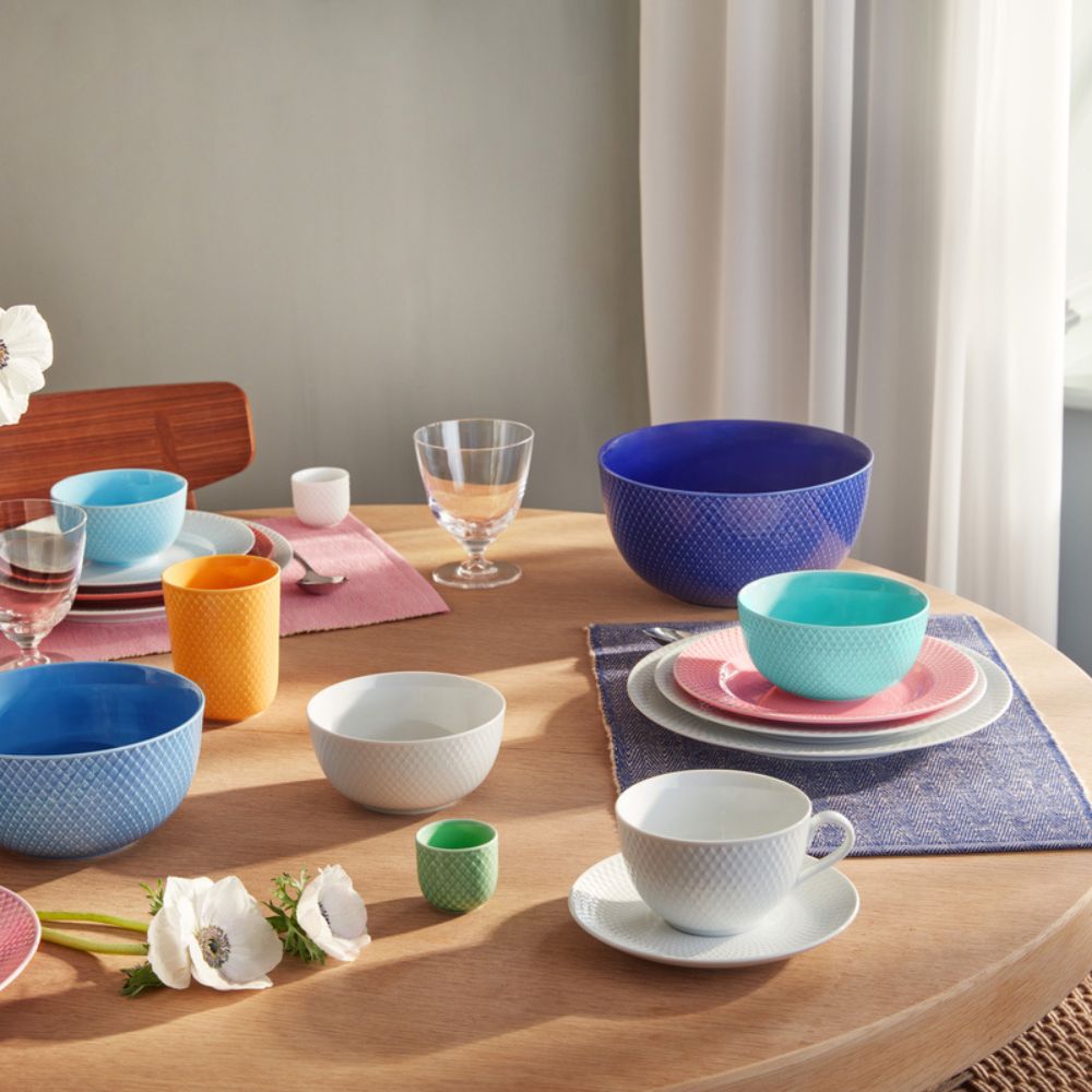 Dessertbord RHOMBE, 21 cm, roze, Lyngby
