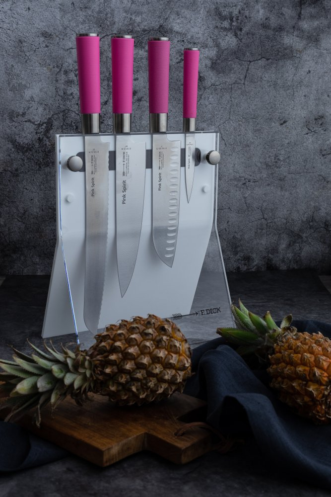 Messenset PINK SPIRIT, 5-delig, met magnetische standaard, F.DICK