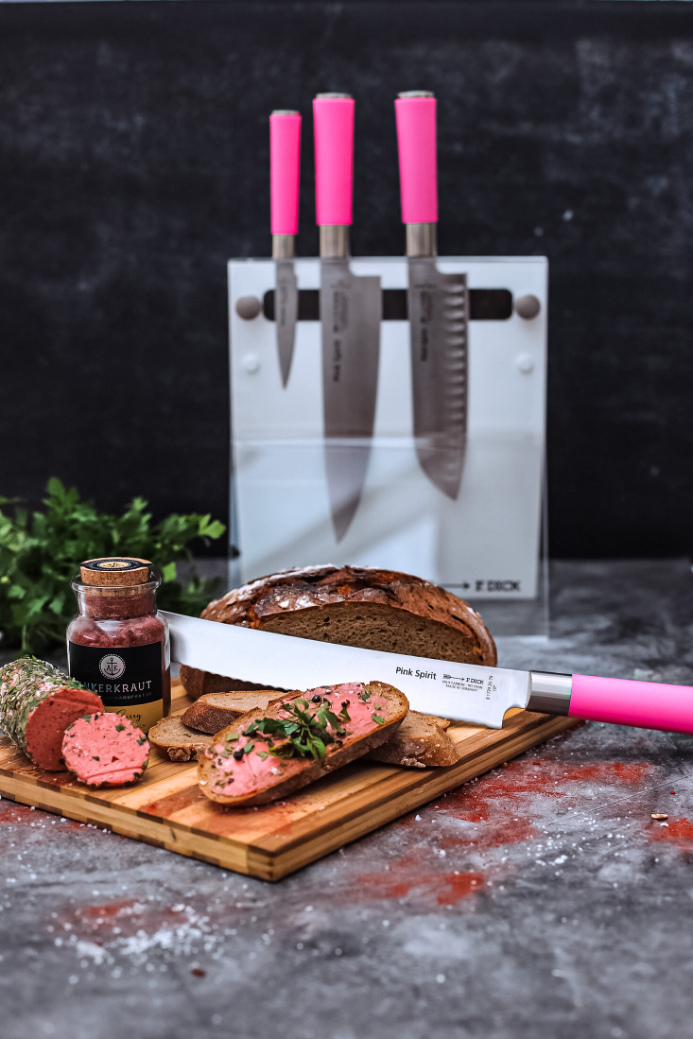 Messenset PINK SPIRIT, 5-delig, met magnetische standaard, F.DICK