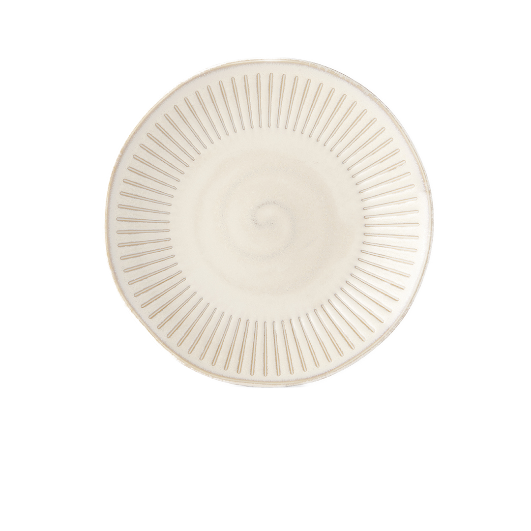 Voorgerechtbord RIDGED ALABASTER 20 cm, MIJ