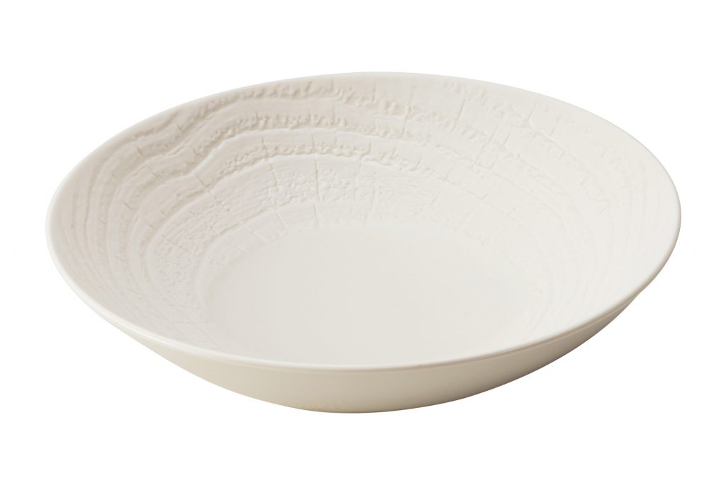 Diep bord ARBORESCENCE, set van 6 stuks, 24 cm, ivoor, REVOL