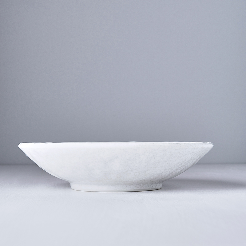 Diep bord WHITE BLOSSOM 24 cm, 700 ml, MIJ