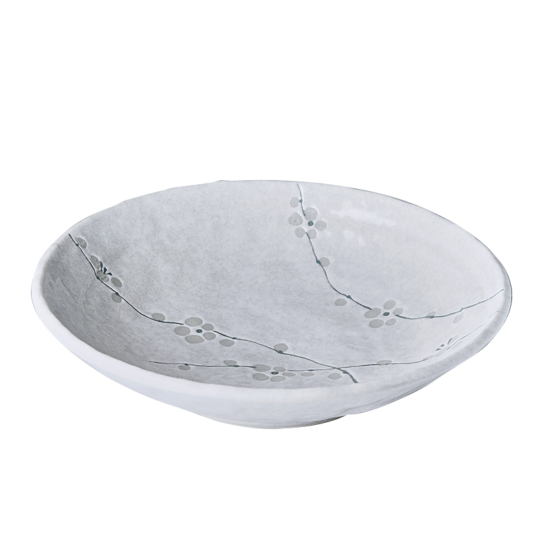 Diep bord WHITE BLOSSOM 24 cm, 700 ml, MIJ