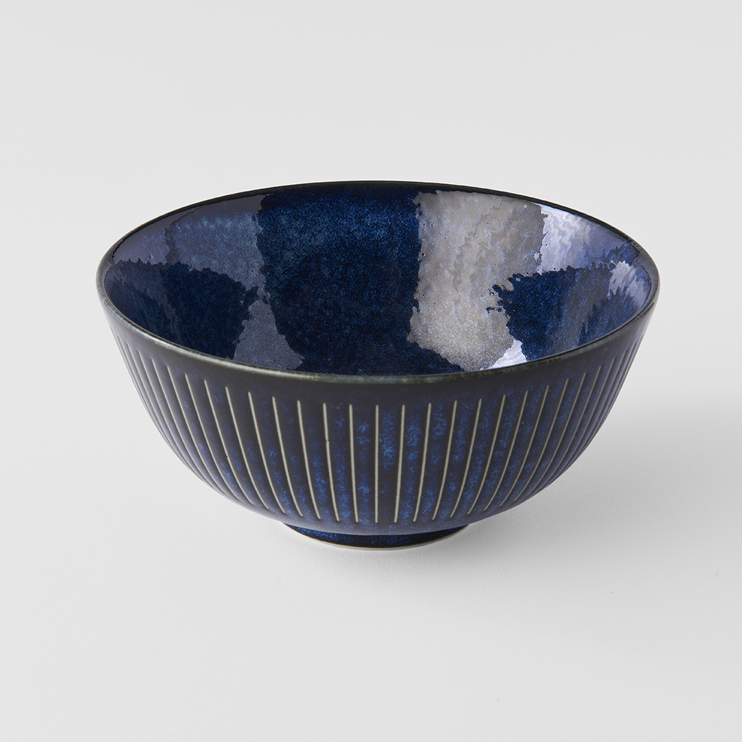 Serveerschaal RIDGED INDIGO 16 cm, 550 ml, MIJ