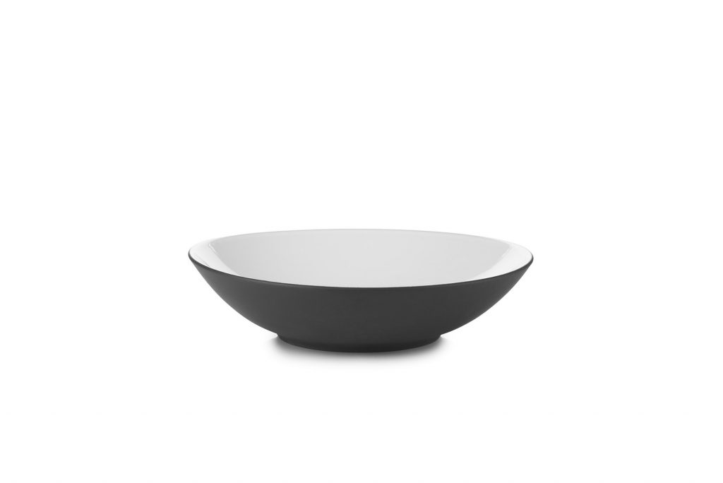 Diep bord EQUINOXE, set van 6 stuks, 24 cm, vuilwit, REVOL