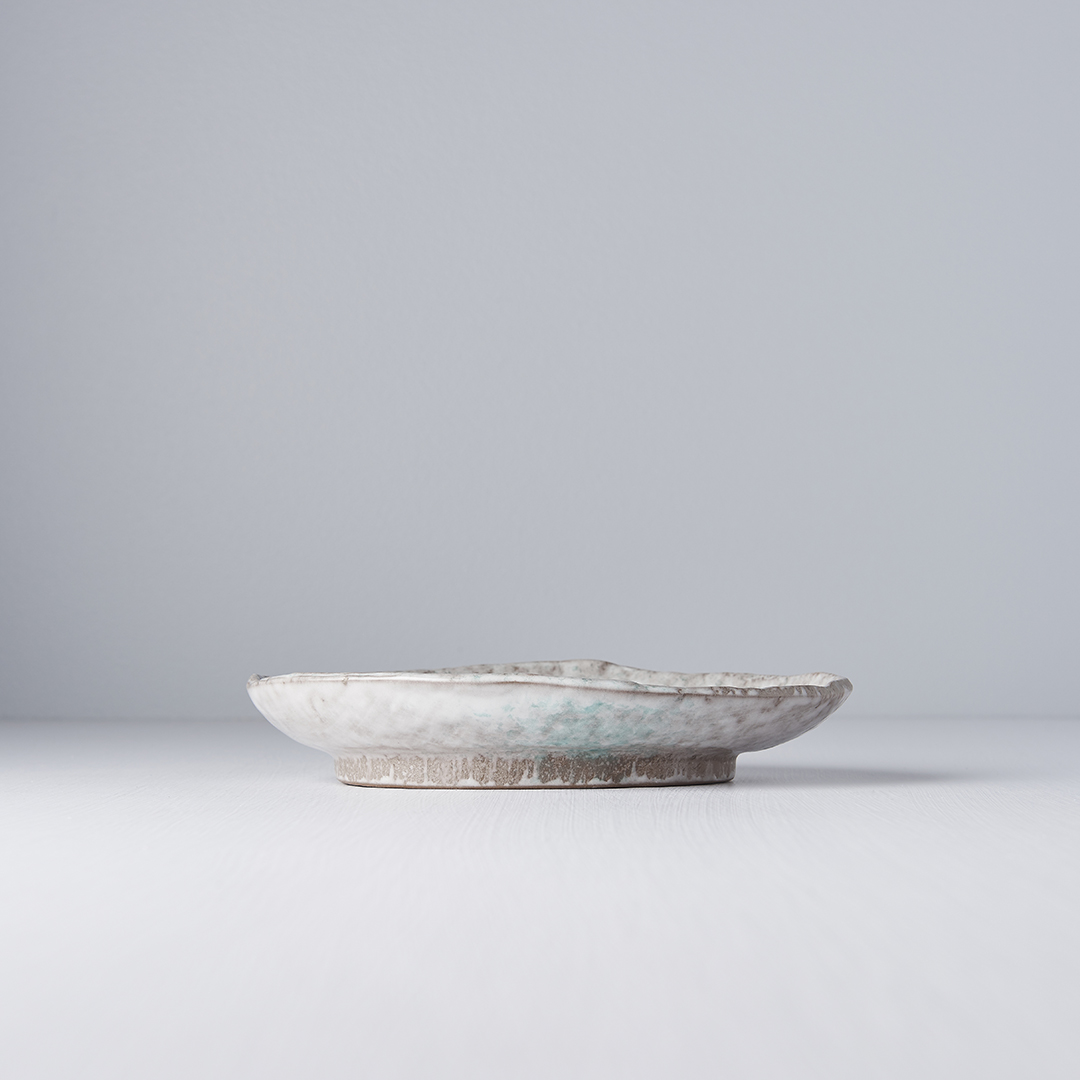 Serveerbord AQUA SPLASH 20 x 14 cm, blauw, MIJ