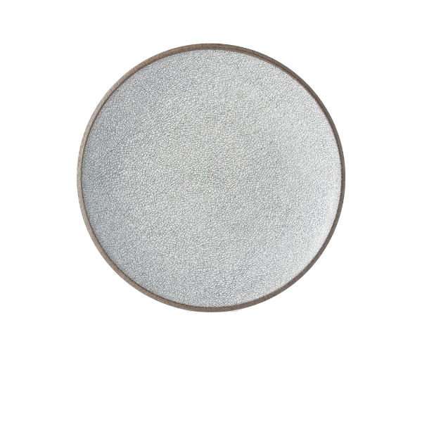 Dineerbord CRAZED GREY 25 cm, MIJ