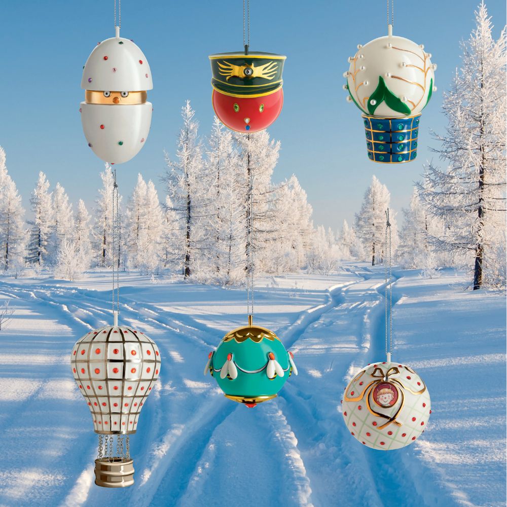 Kerstboomversiering GENERALE CORALLO , rood, Alessi
