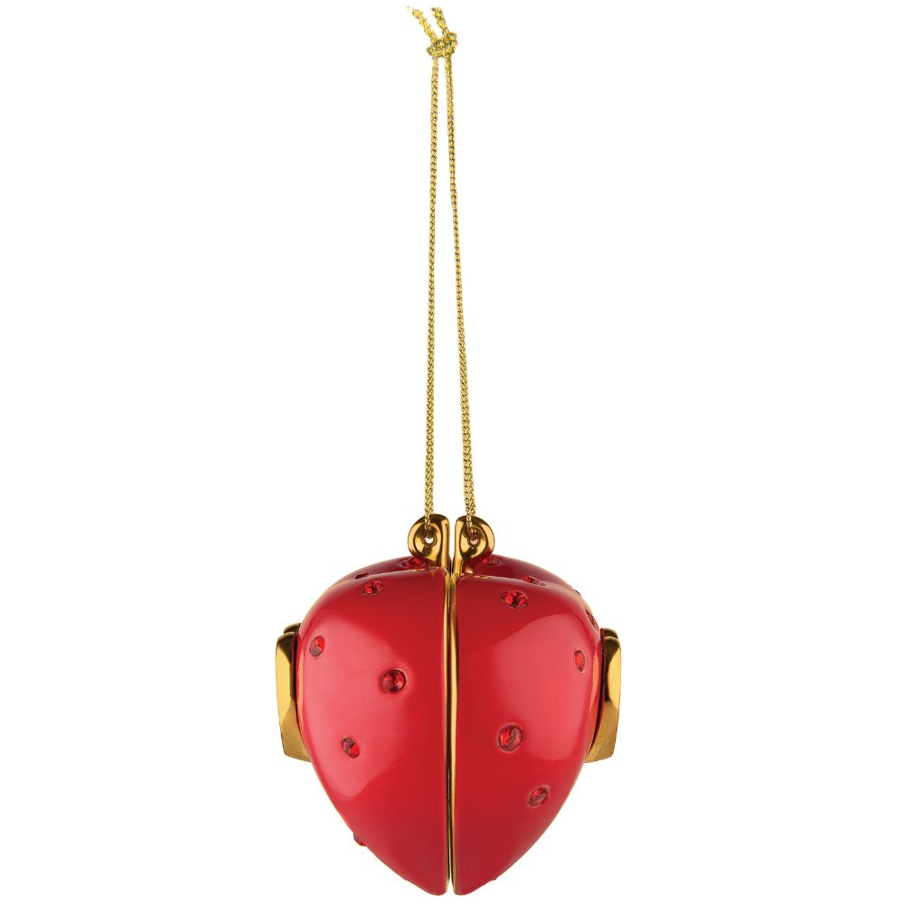 Kerstboomversiering CUORE E CUORA, rood, Alessi
