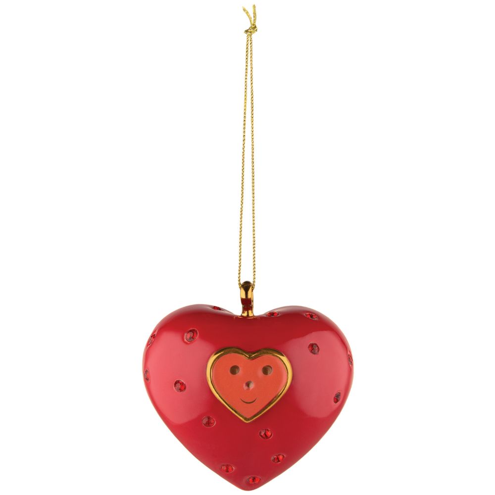 Kerstboomversiering CUORE E CUORA, rood, Alessi
