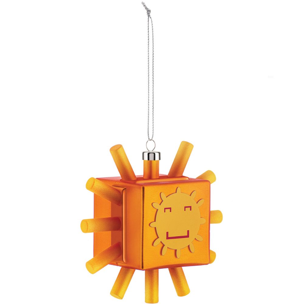 Kerstboomversiering CUBIK SUN, goud, Alessi