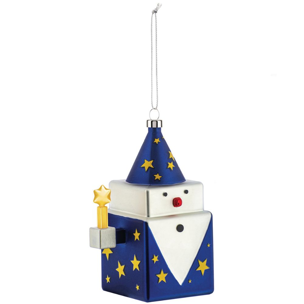 Kerstboomversiering CUBOMAGO blauw, Alessi