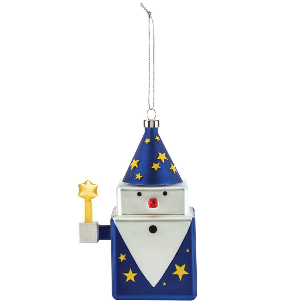Kerstboomversiering CUBOMAGO blauw, Alessi
