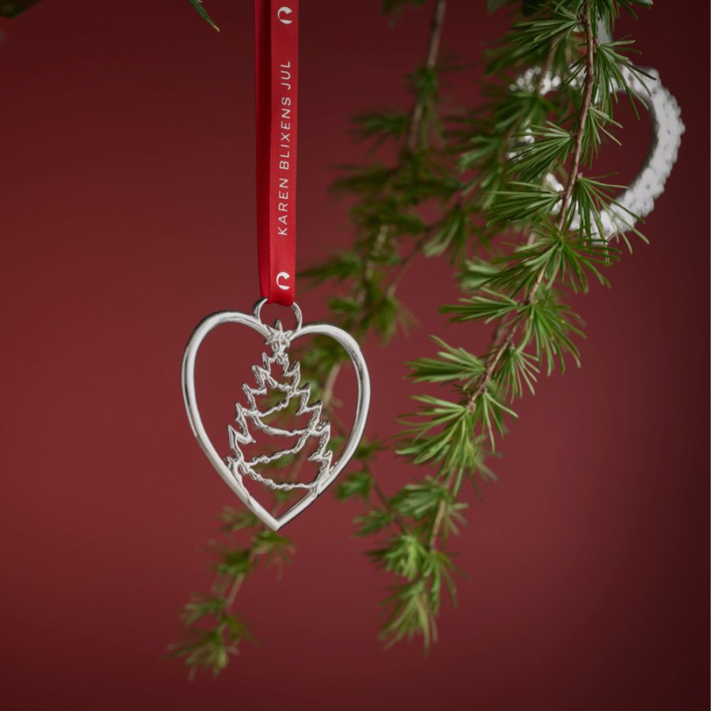 Kerstboomversiering FLOWER IN LAYERS 11,5 cm, verzilverd, Rosendahl