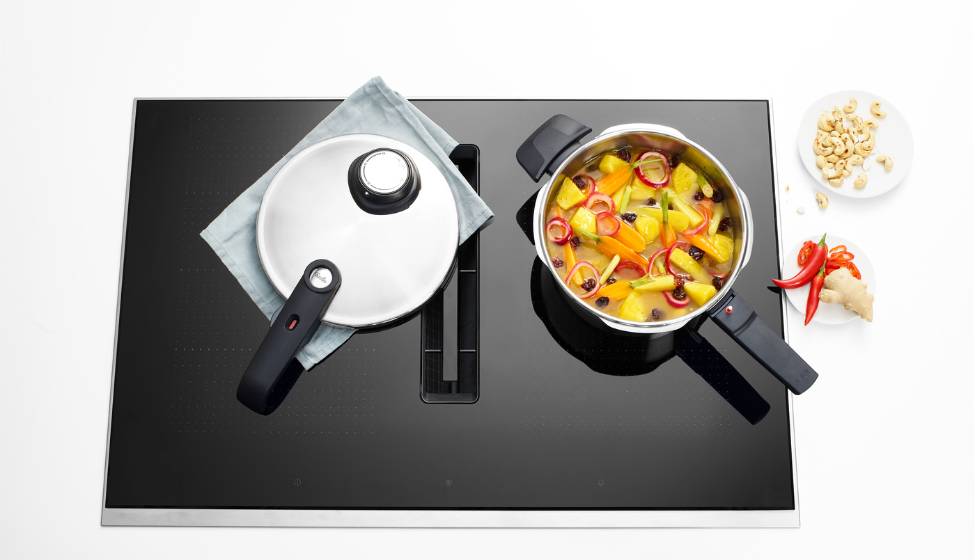 Hogedrukpan VITAVIT PREMIUM, set van 2 stuks, 6 l + 2,5 l, Fissler