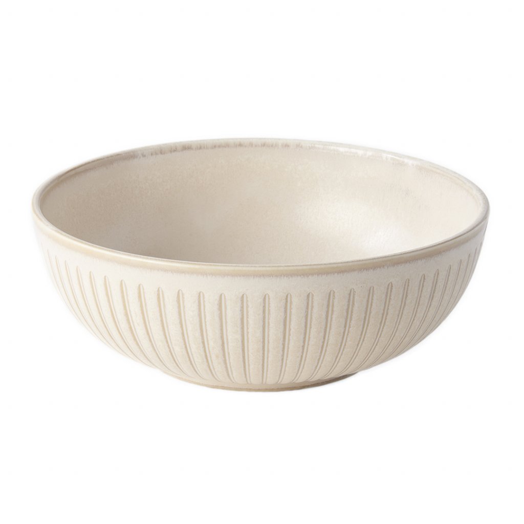 Serveerschaal RIDGED ALABASTER 19,5 cm, 1 liter, MIJ