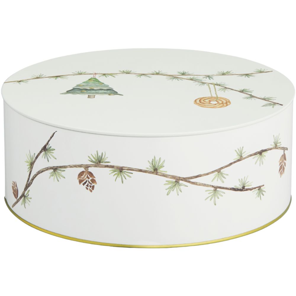 Opbergblik HAMMERSHOI CHRISTMAS, set van 2 stuks, wit, Kähler