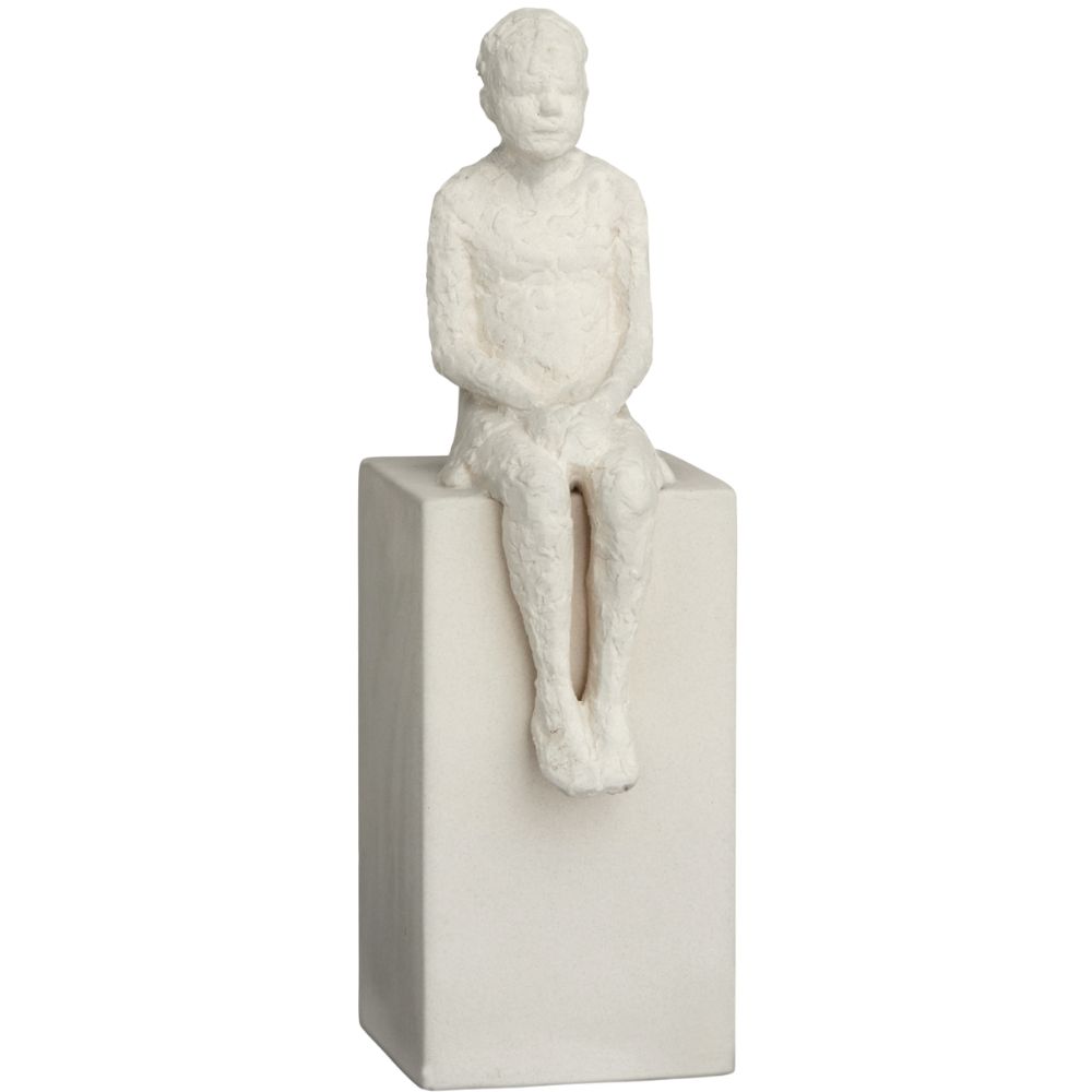 Beeldje THE DREAMER 21,5 cm wit, keramiek, Kähler