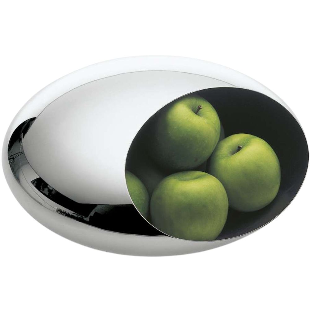 Fruitschaal COCOON 30 cm, zilver, Philippi
