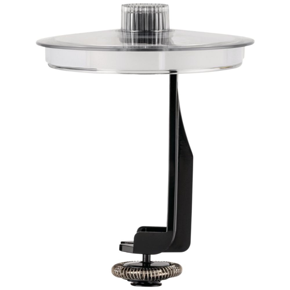 Melkopschuimer PLISSÉ, zwart, Alessi