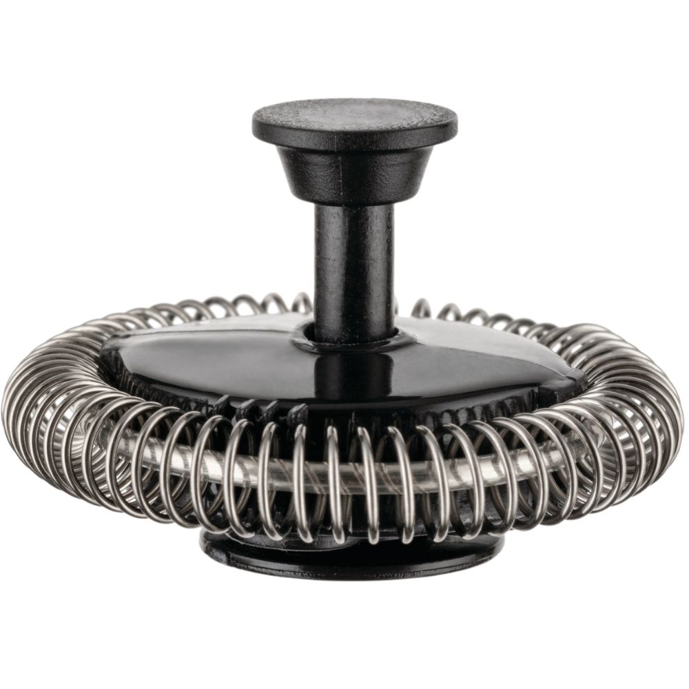 Melkopschuimer PLISSÉ, zwart, Alessi