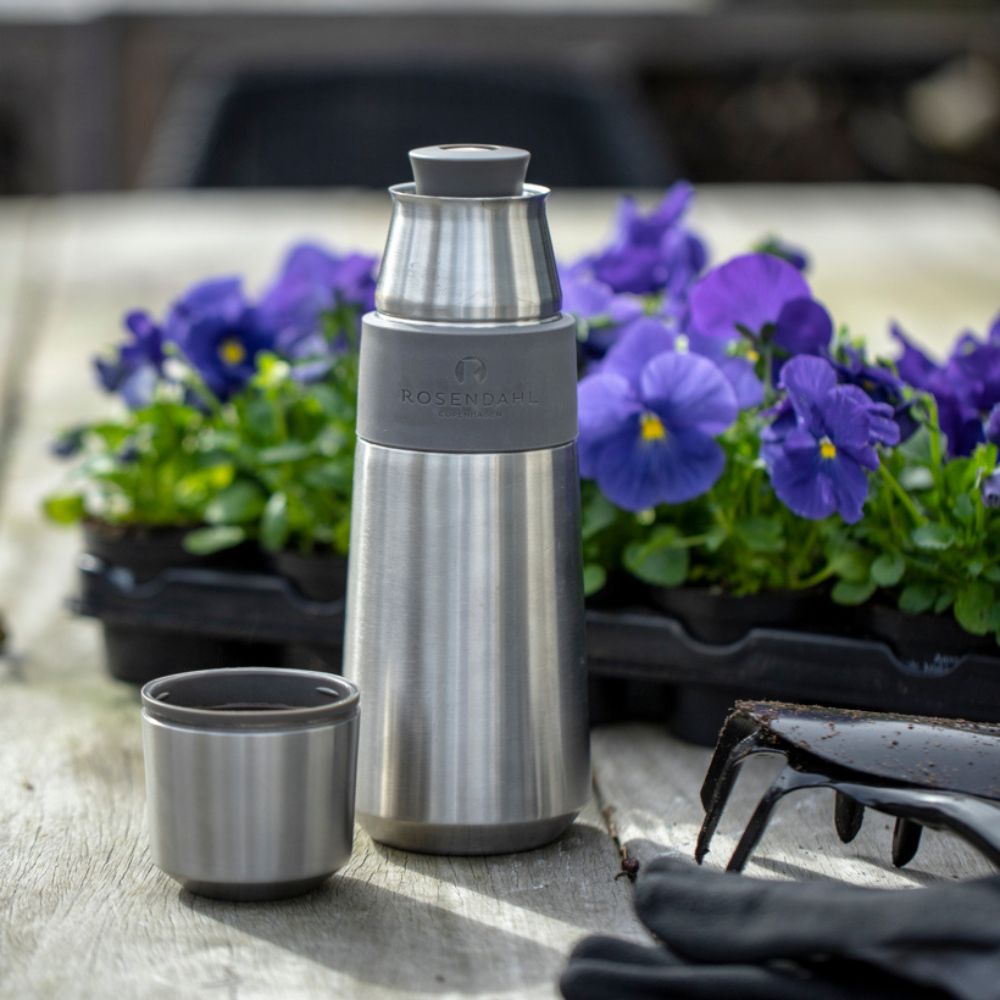 Thermosflesje GRAND CRU 650 ml, donker grijs, Rosendahl