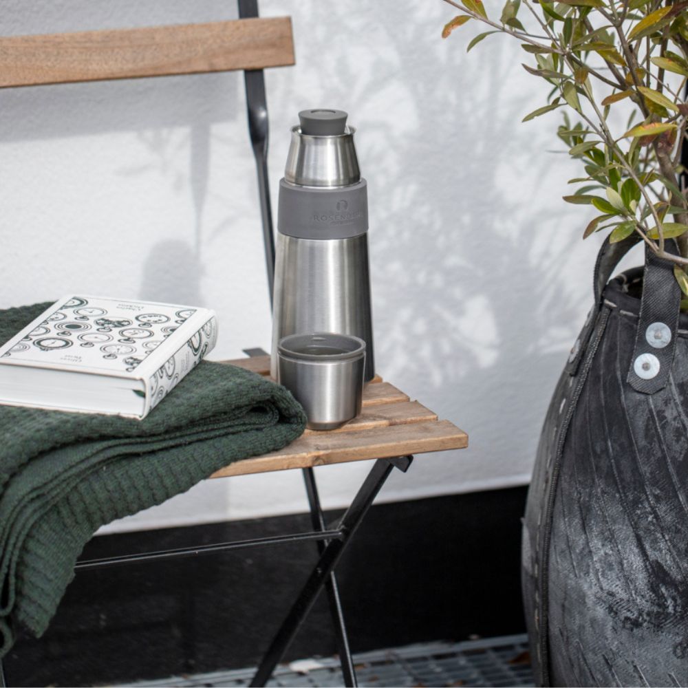 Thermosflesje GRAND CRU 650 ml, donker grijs, Rosendahl