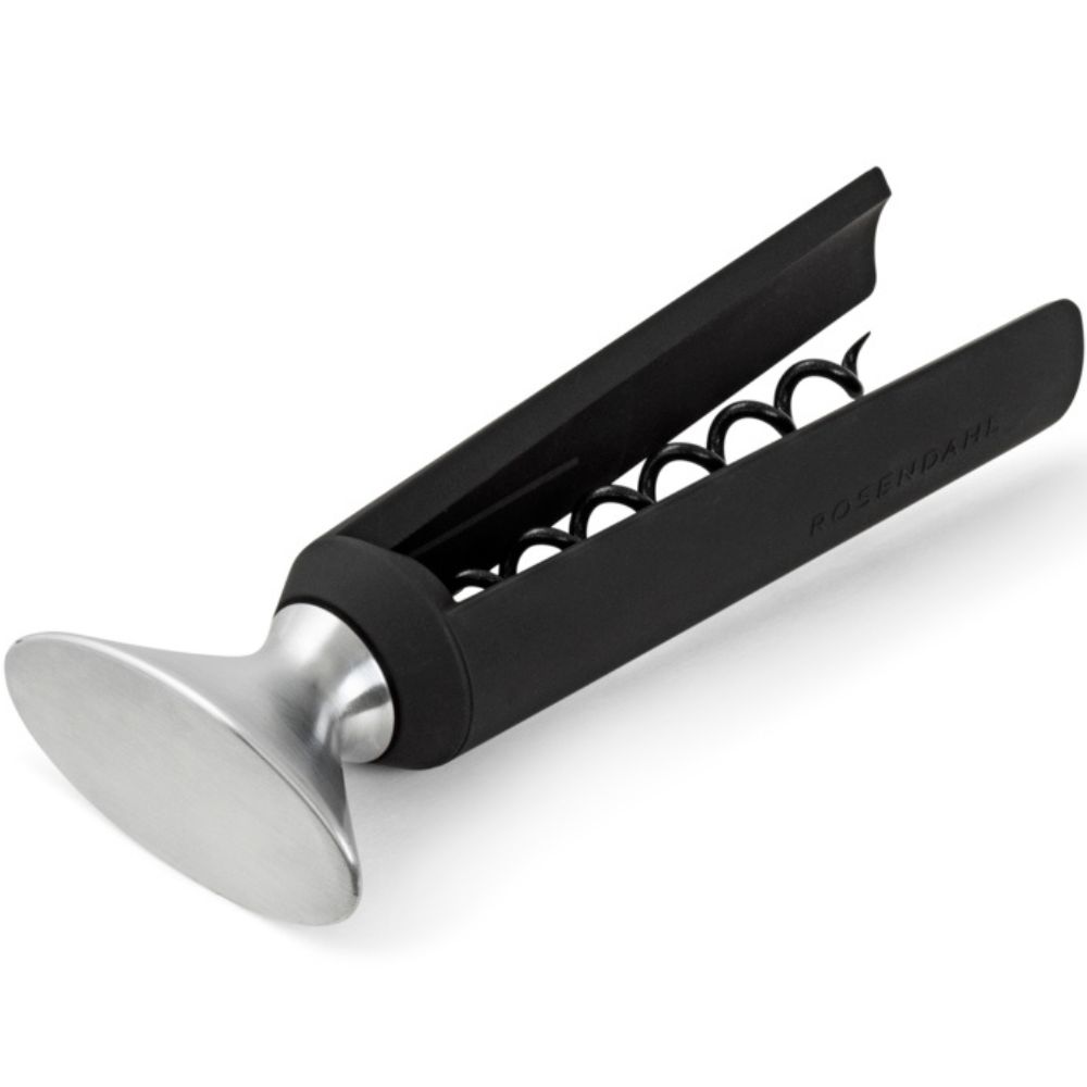 Kurkentrekker GRAND CRU 16,5 cm, zwart/zilver, Rosendahl
