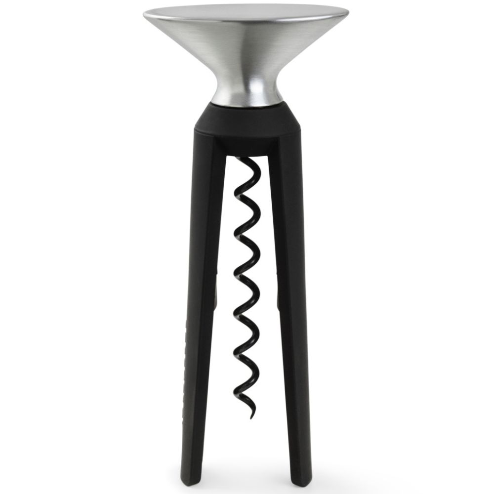 Kurkentrekker GRAND CRU 16,5 cm, zwart/zilver, Rosendahl