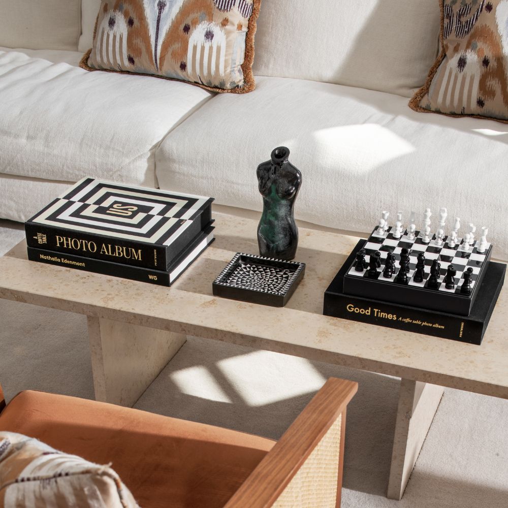 Schaakspel ART OF CHESS, zwart Printworks