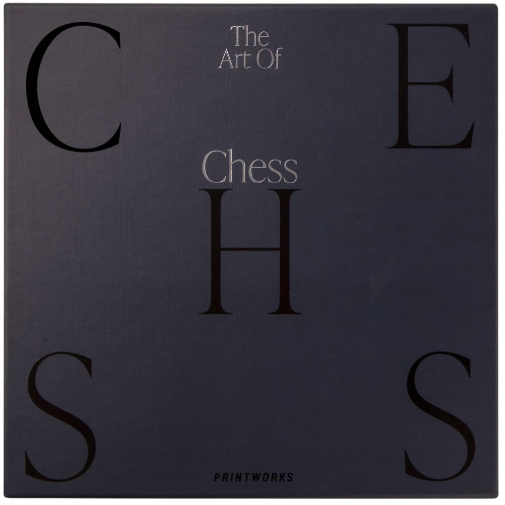 Schaakspel ART OF CHESS, zwart Printworks