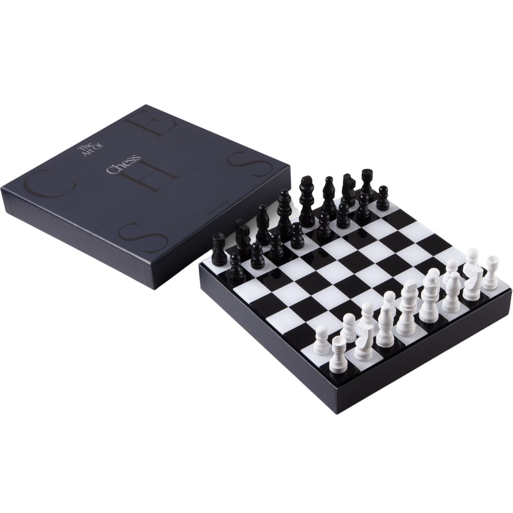 Schaakspel ART OF CHESS, zwart Printworks