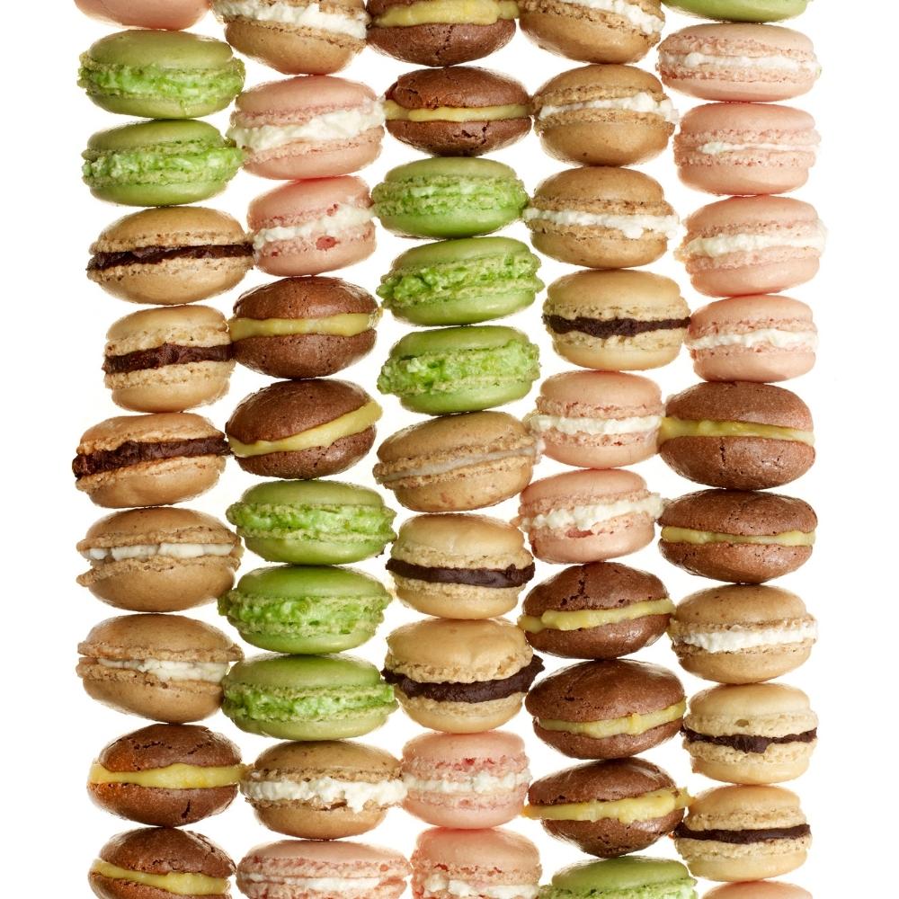 Franse macarons bakmat 40 cm, bruin, siliconen, Lékué