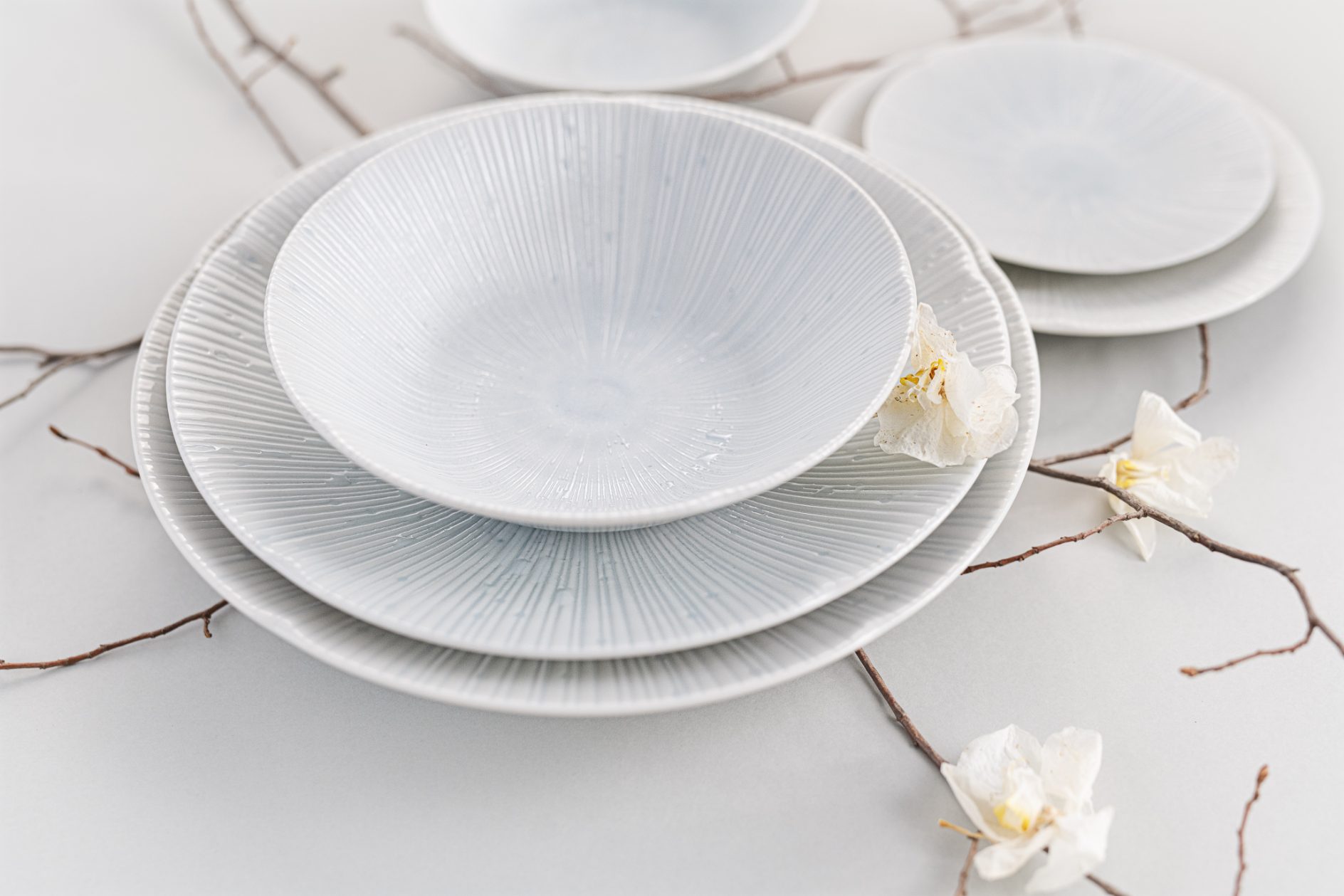 Diep dineerbord ICE WHITE 17 cm, 350 ml, MIJ