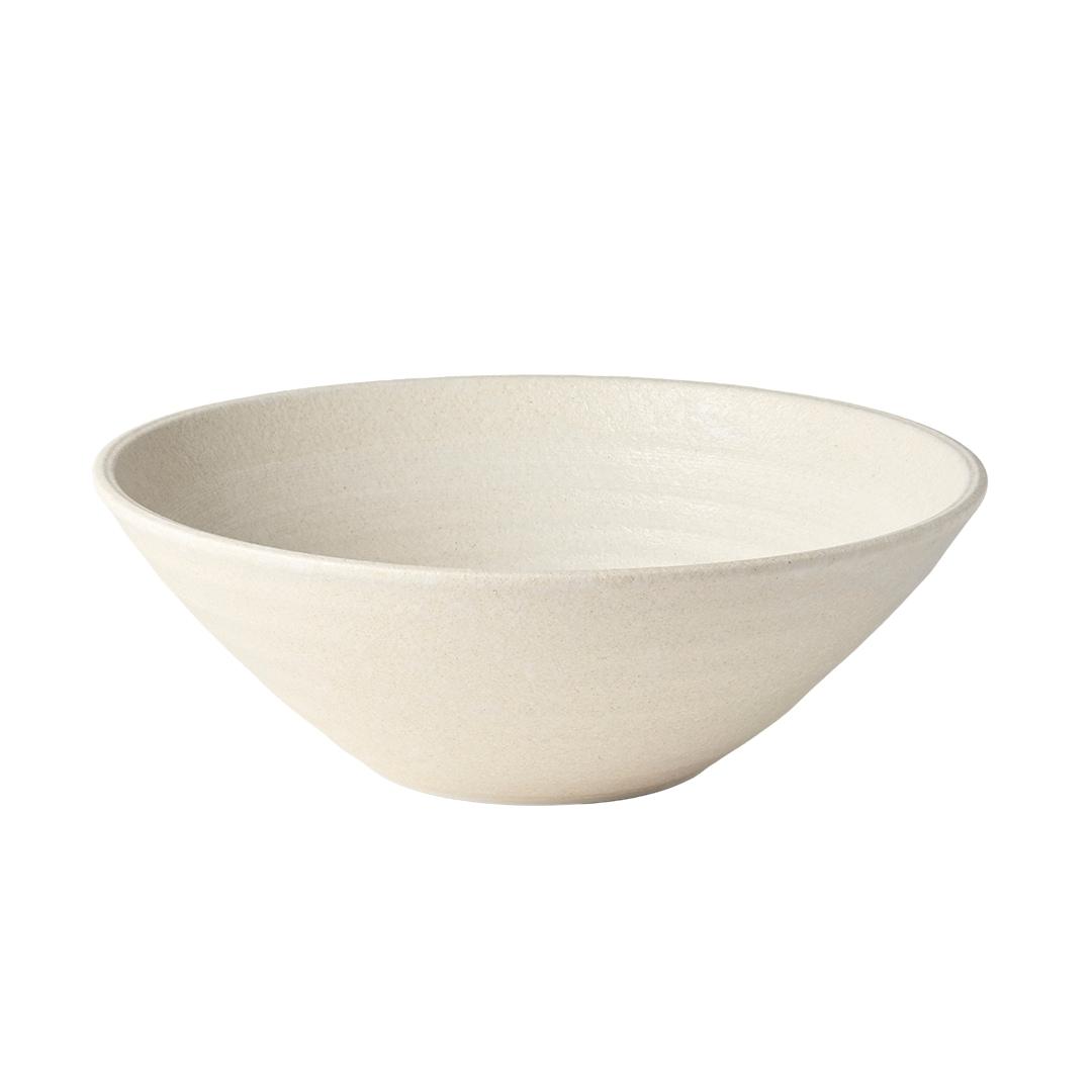 Dineerkom RECYCLED WHITE SAND 25 cm, MIJ