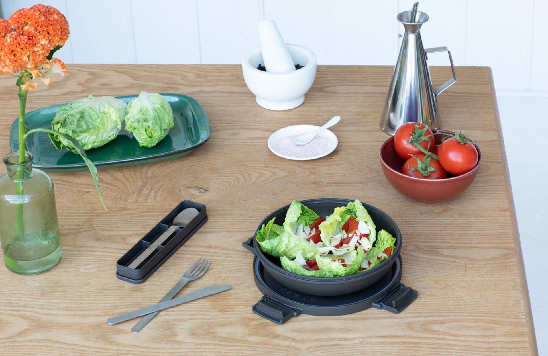 Lunchschaal MAKE & TAKE 1 l, donkergrijs, Brabantia