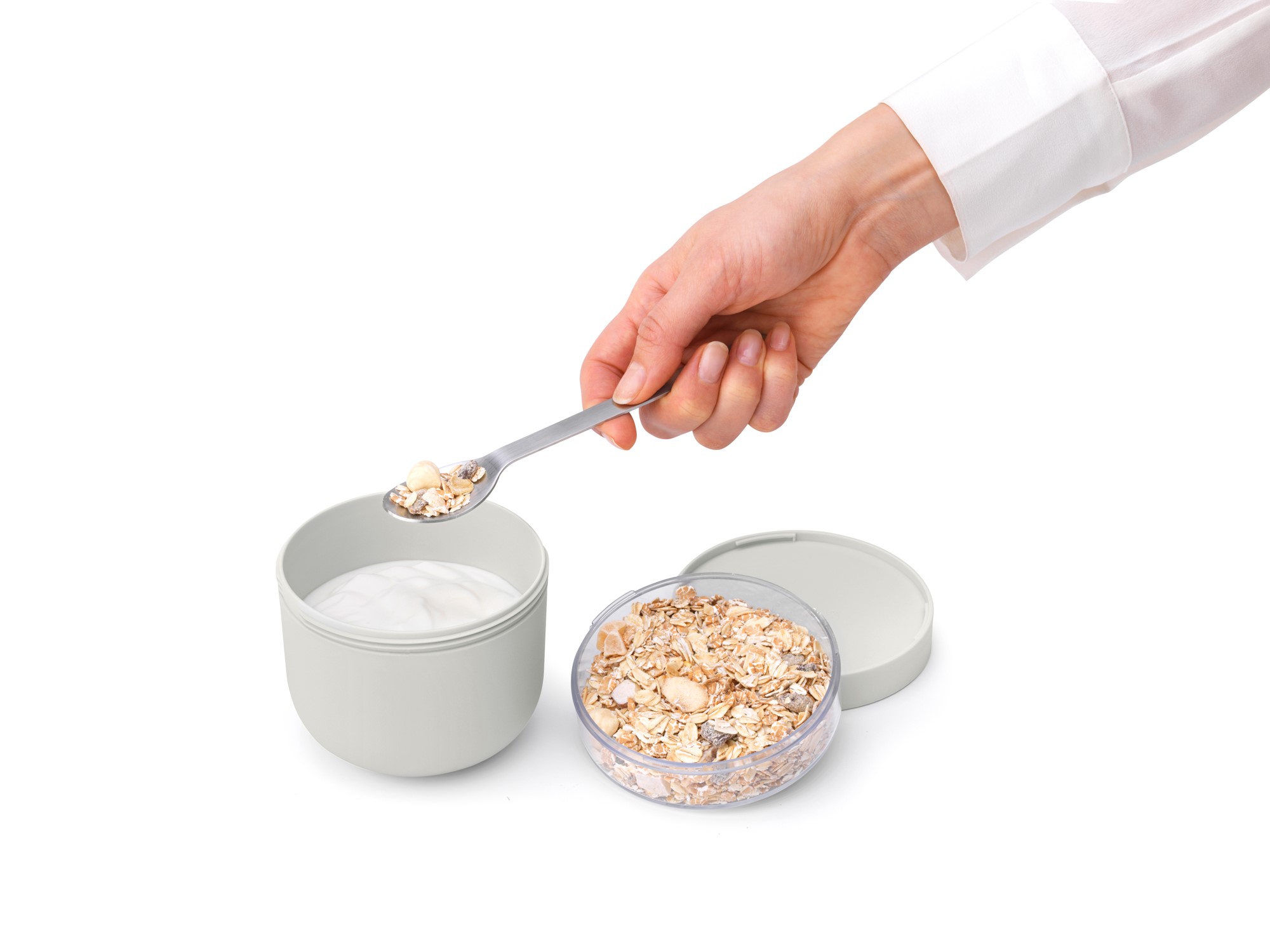 Lunchkom MAKE & TAKE 500 ml, lichtgrijs, Brabantia