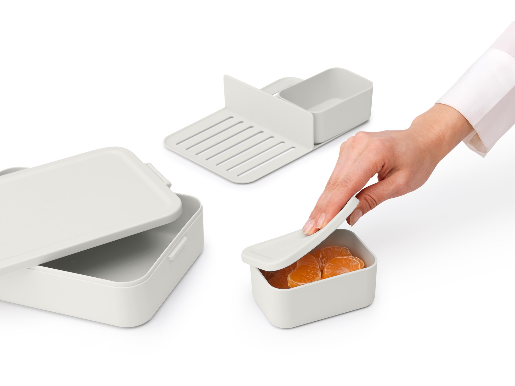 Lunchtrommel MAKE & TAKE BENTO 2 l, lichtgrijs, Brabantia