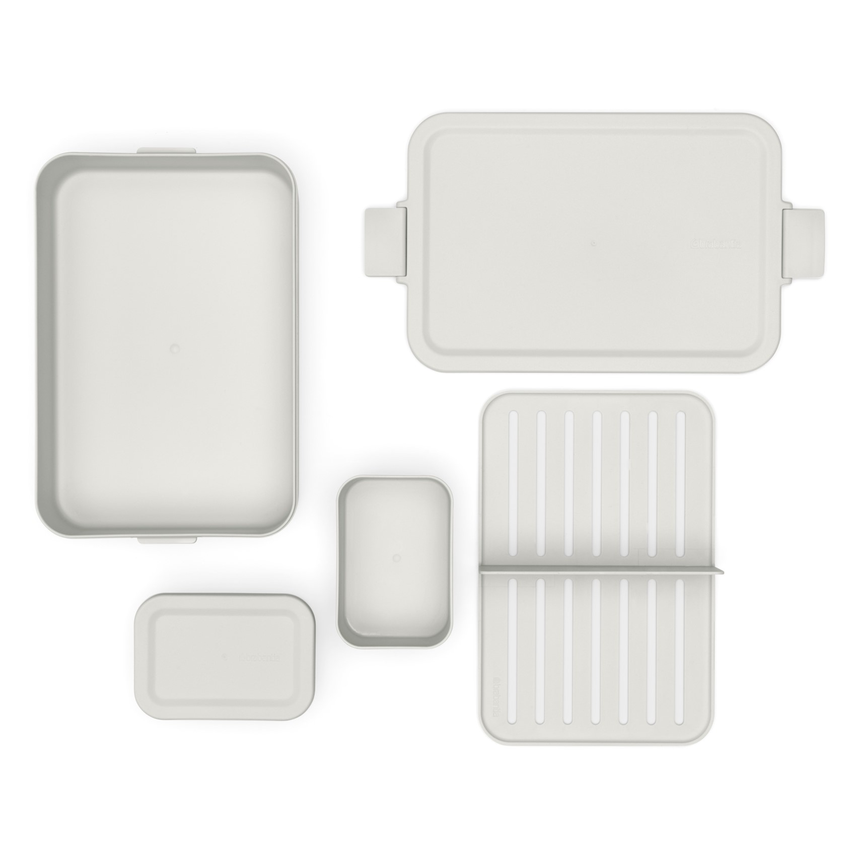 Lunchtrommel MAKE & TAKE BENTO 2 l, lichtgrijs, Brabantia