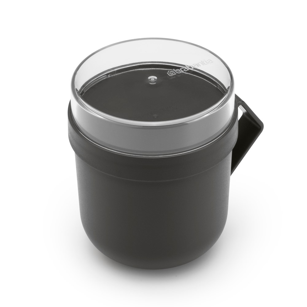 Lunchkom MAKE & TAKE 600 ml, donkergrijs, Brabantia