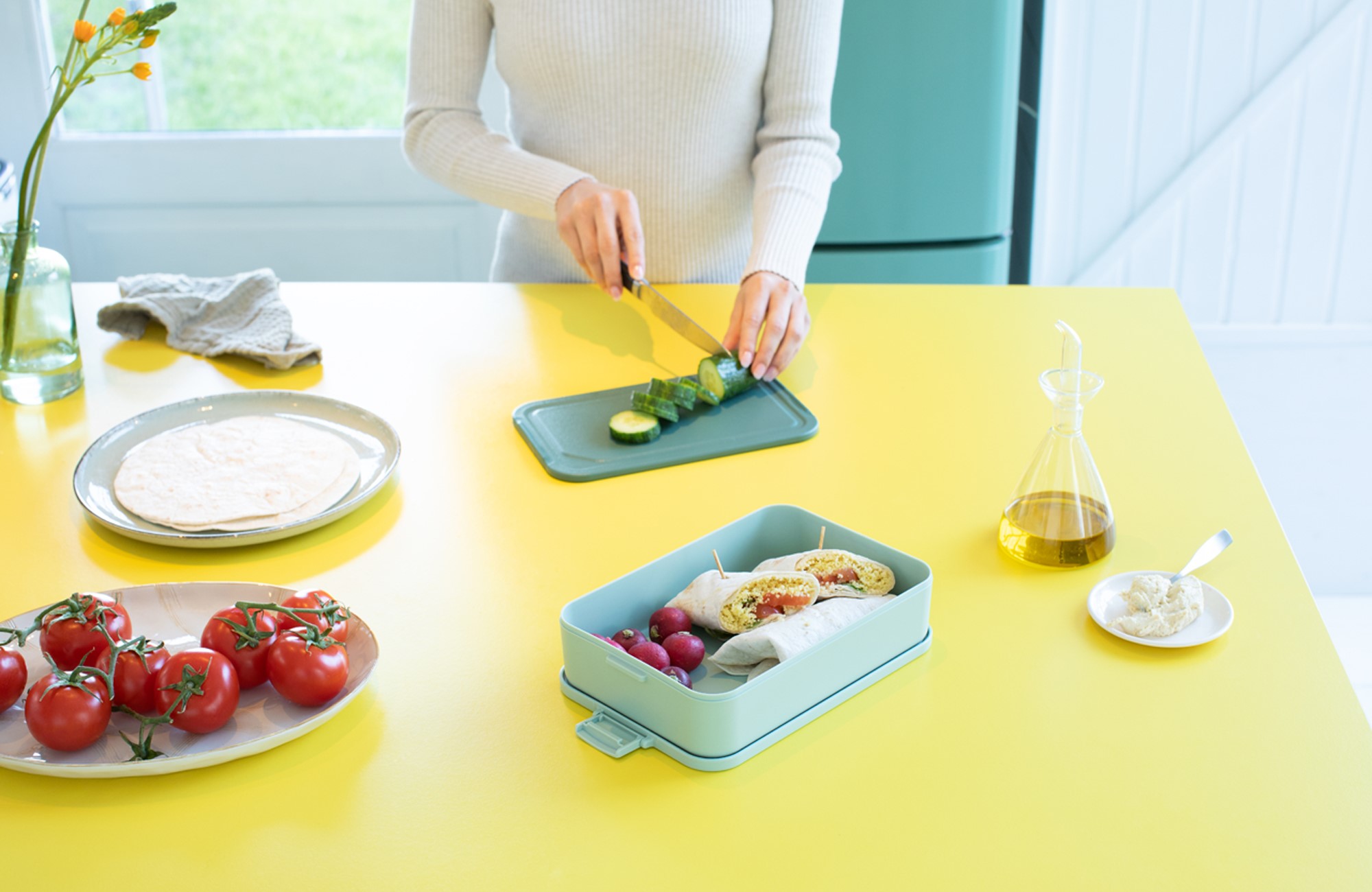 Lunchtrommel MAKE & TAKE 2 l, jadegroen, Brabantia