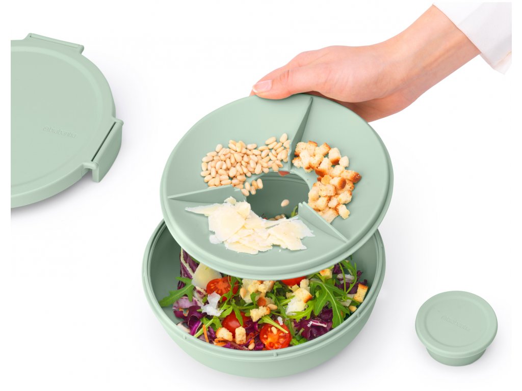 Lunchschaal MAKE & TAKE 1,3 l, jadegroen, Brabantia