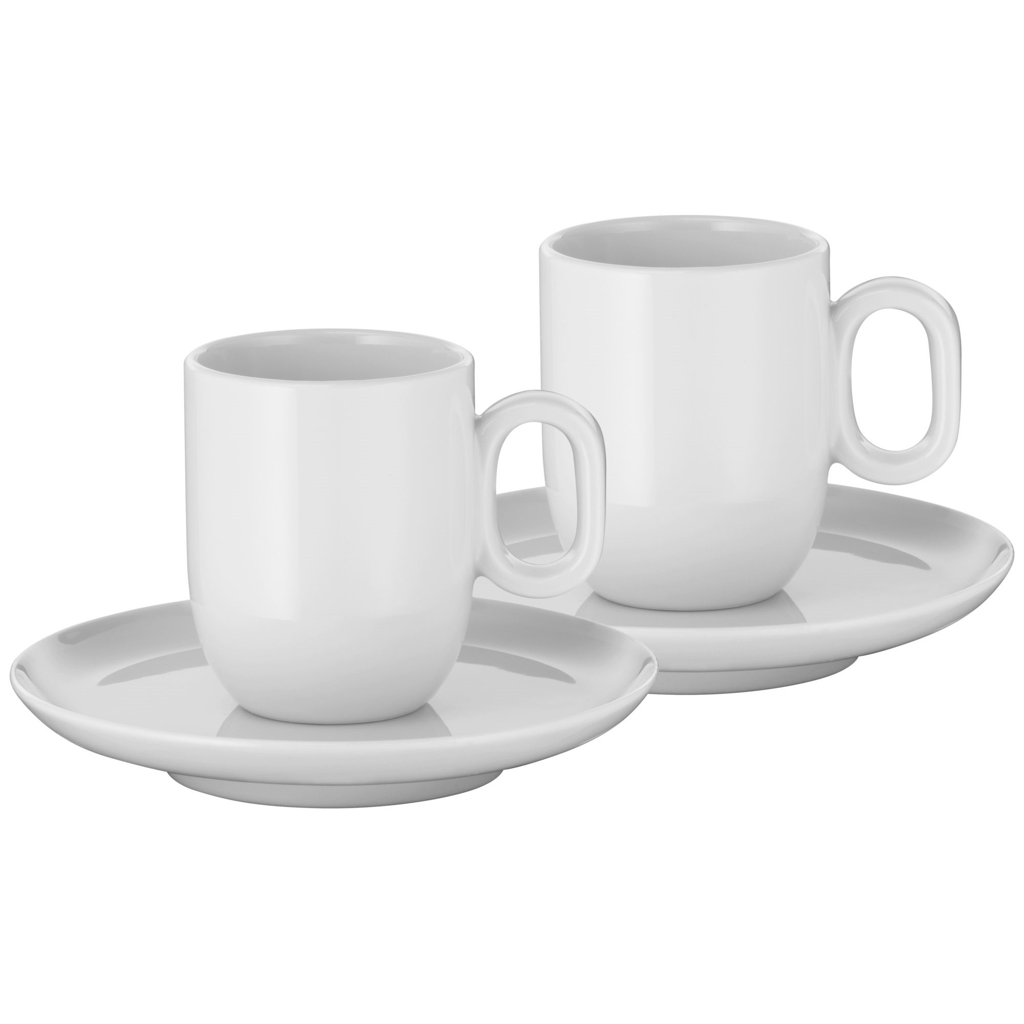 Espressokopje met schoteltje BARISTA, set van 2 stuks, wit, WMF