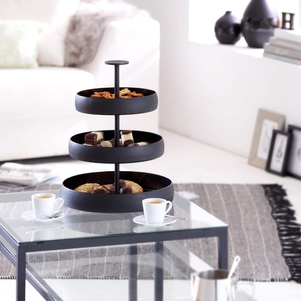 Etagère NEGRETTO 42 cm, zwart, Philippi