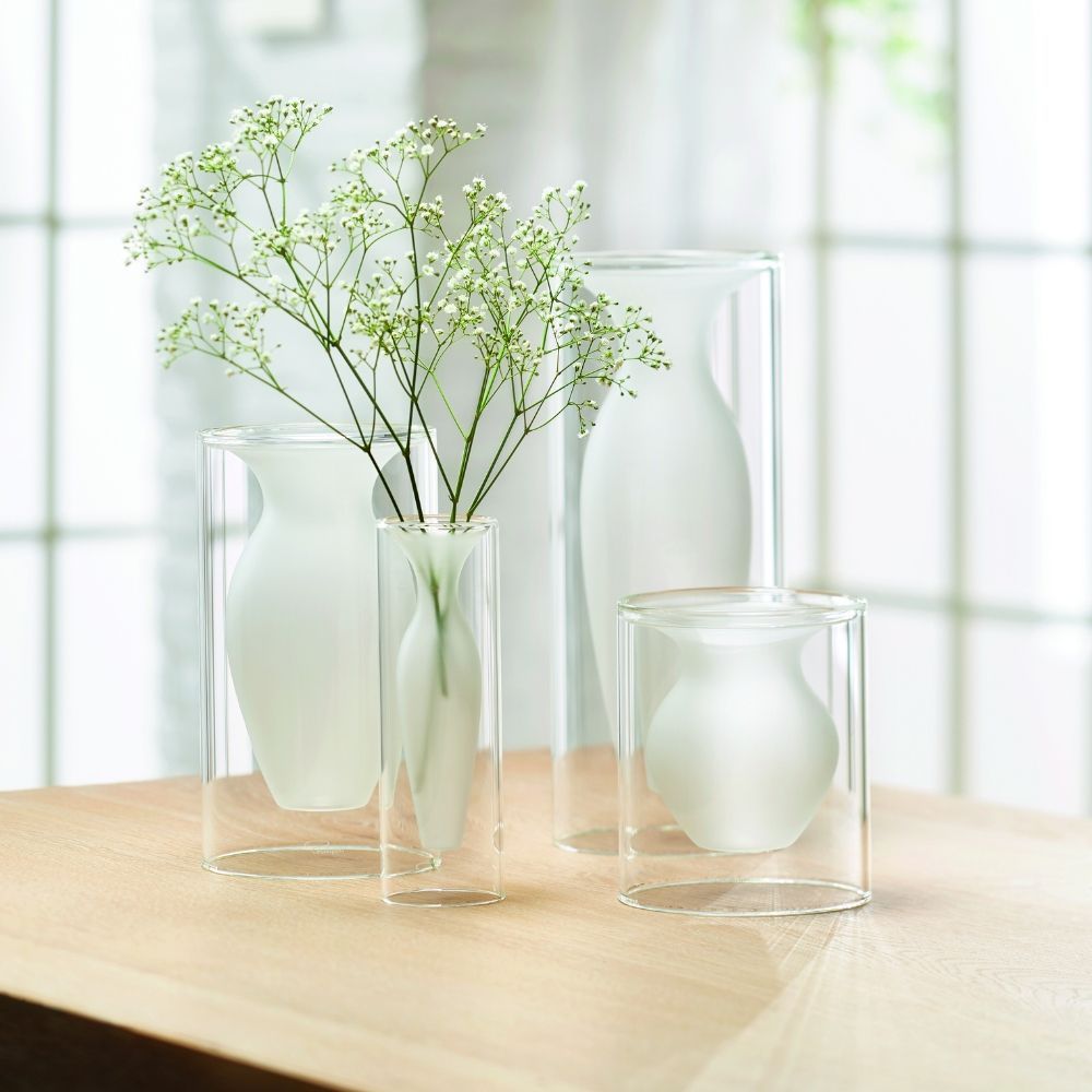 Vaas ESMERALDA 23,5 cm, wit, Philippi