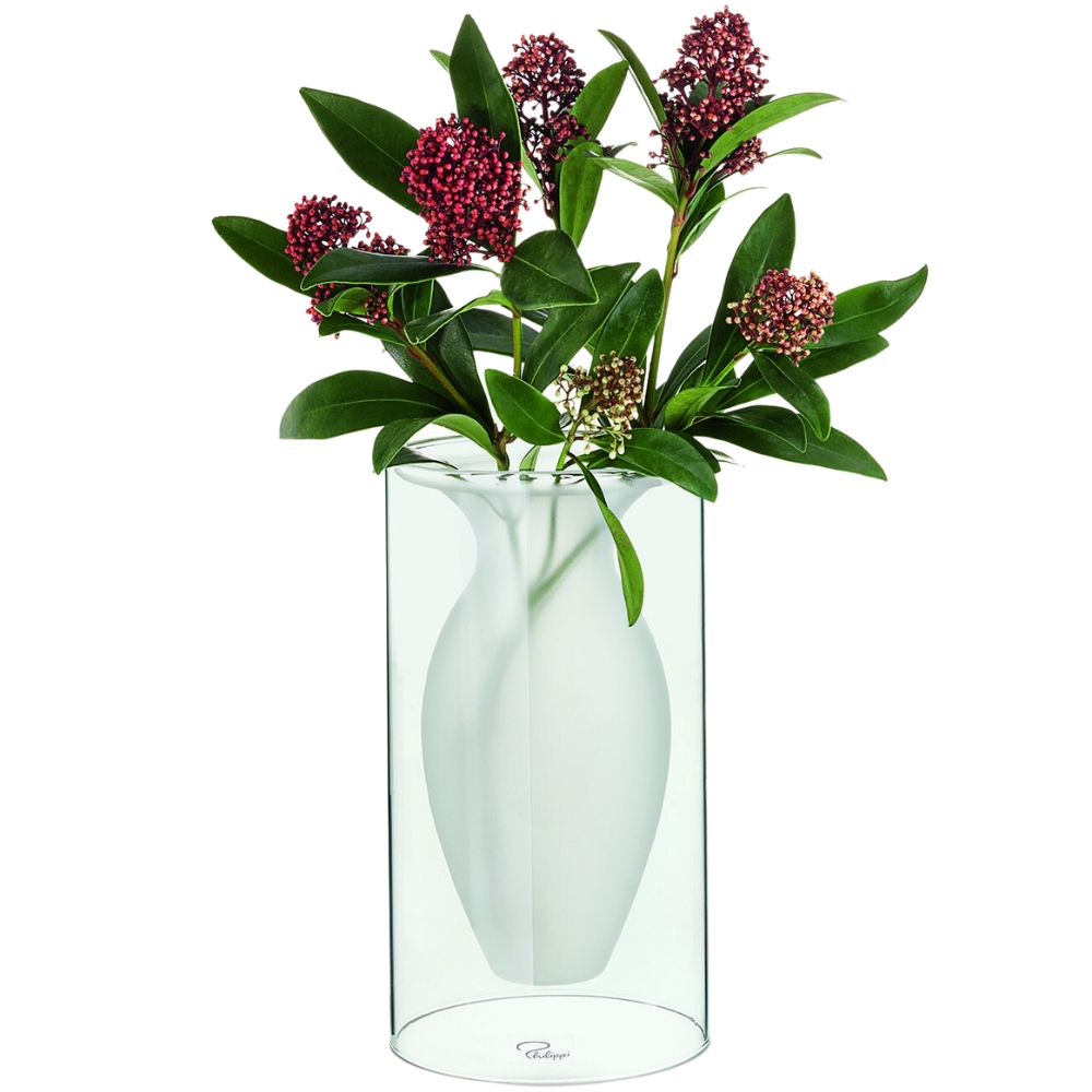 Vaas ESMERALDA 23,5 cm, wit, Philippi