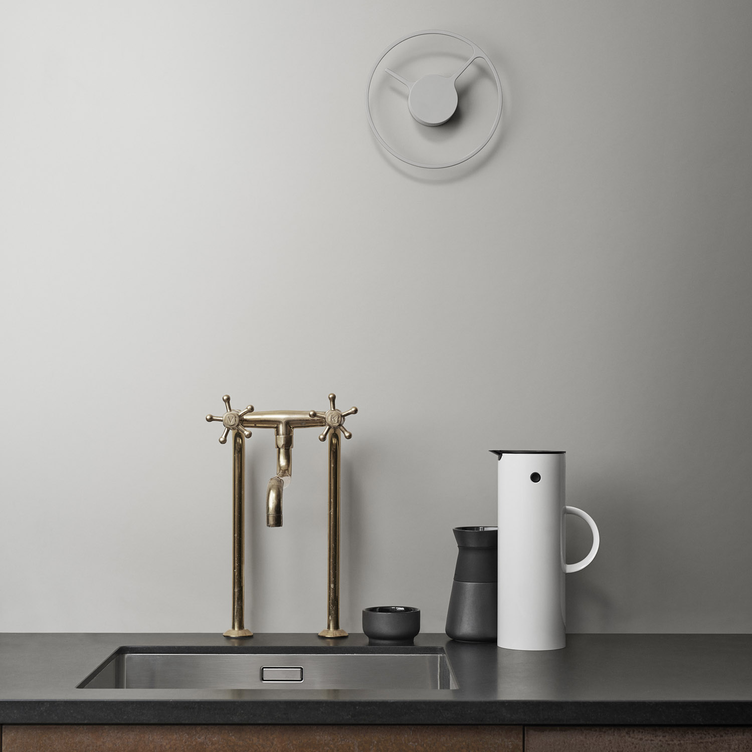 Thermoskan EM77 1 l, wit, Stelton