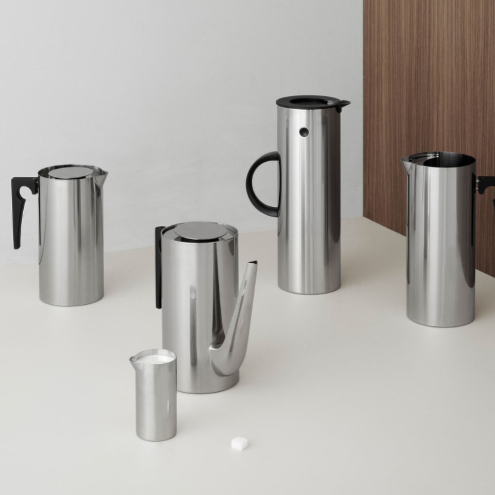 Melkkannetje ARNE JACOBSEN 150 ml, zilver, Stelton
