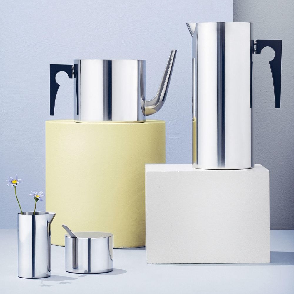 Melkkannetje ARNE JACOBSEN 150 ml, zilver, Stelton